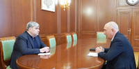 Казбек Коков провел рабочую встречу с министром по делам национальностей и общественным проектам КБР Анзором Курашиновым - Кабардино-Балкарская правда