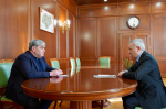 Казбек Коков встретился с сенатором Мухарбием Ульбашевым