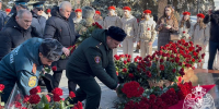 Офицер Росгвардии принял участие в праздничном митинге в Нальчике - Росгвардия