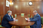 Глава КБР провел рабочую встречу с Уполномоченным по защите прав предпринимателей в Кабардино-Балкарии