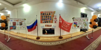 Праздничное оформление Управления к 80-й годовщине Победы в Великой Отечественной войне - Судебный департамент в КБР