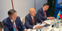 КИФ-2025: Глава КБР Казбек Коков и чрезвычайный и полномочный посол Республики Казахстан в РФ Даурен Абаев обсудили перспективы сотрудничества - Минэкономразвития КБР
