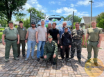 Дружинники Кировского округа и казаки Новопавловского городского казачьего общества ТВКО загрузили «КамАЗ» для бойцов