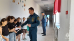 В  пришкольном  лагере  ребятам  напомнили  о безопасности