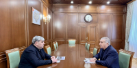 Казбек Коков провел рабочую встречу с главой администрации Баксанского района - РИА Кабардино-Балкария