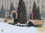В Ставрополь пришла зима с минус 13, и начали демонтаж новогоднего убранства